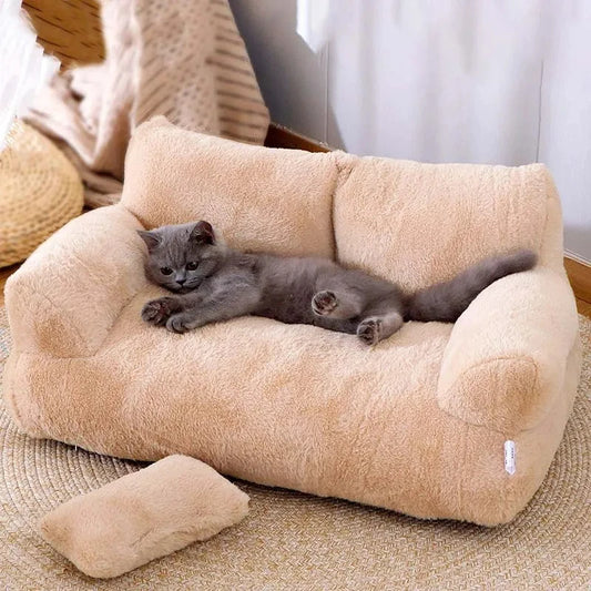 Luxury Cat Bed Sofa Winter Warm Cat Nest Pet
