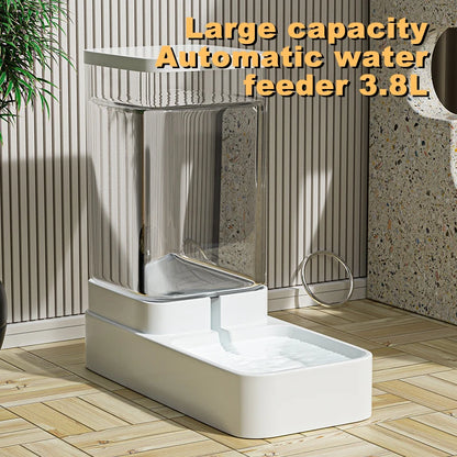 Automatic Cat Feeder & Water Dispenser with Gravity